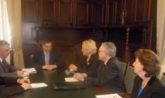 1 February 2013 The National Assembly Speaker in meeting with the delegation of the Finnish Parliament’s European Affairs Committee